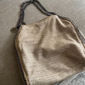 Stella McCartney Falabella  Bag  Tan and Gold / silver HW comes w/Dust Bag